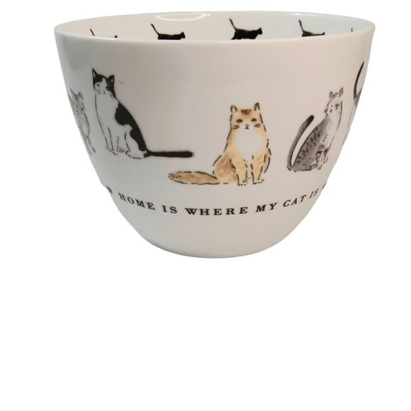 Cat Mug  "HOME IS WHERE MY CAT IS" Portobello 16 Ounces - Picture 2 of 12
